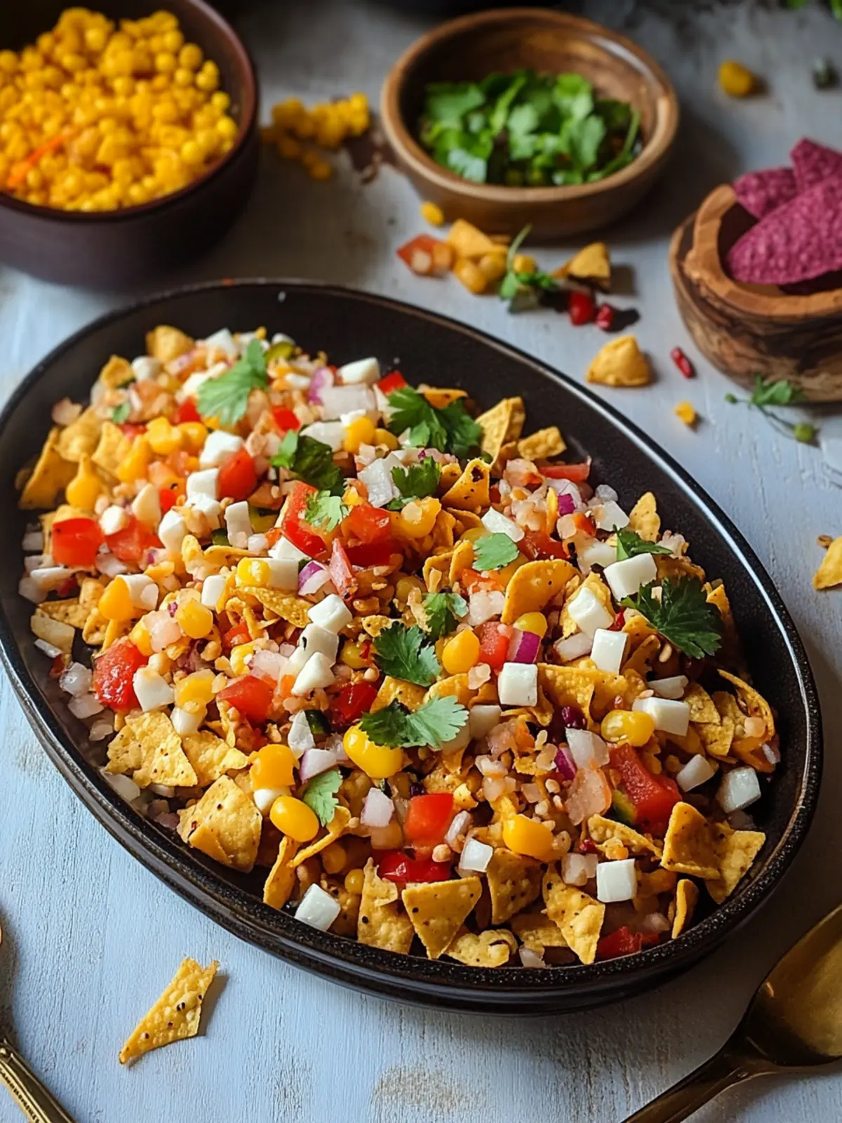 Mexican Bhel Puri: A Spicy, Crunchy Salad Adventure! 2 Mexican bhel puri