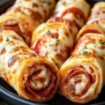 Delicious Beef Pepperoni Pizza Rollups for Quick Snack Bliss 6 Beef Pepperoni Pizza Rollups