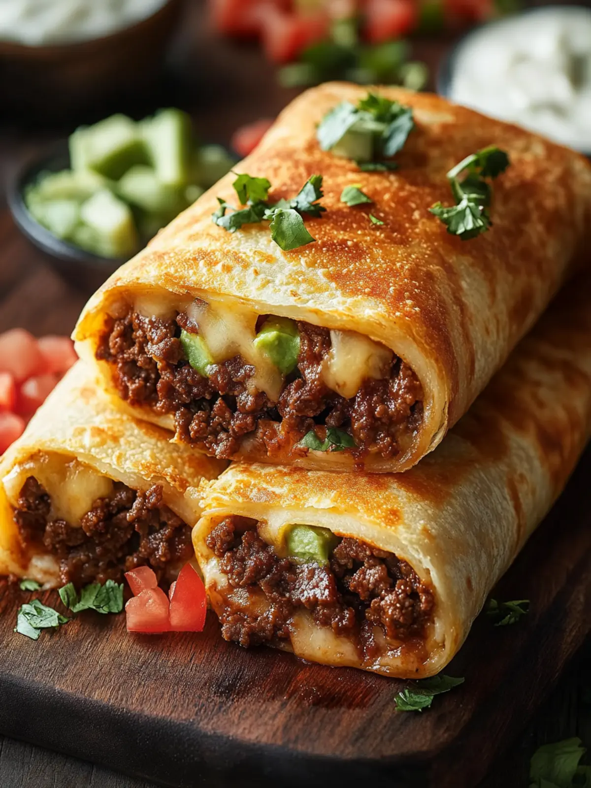 Savory Beef and Cheese Chimichangas – Your New Family Favorite 4 Beef and Cheese Chimichangas