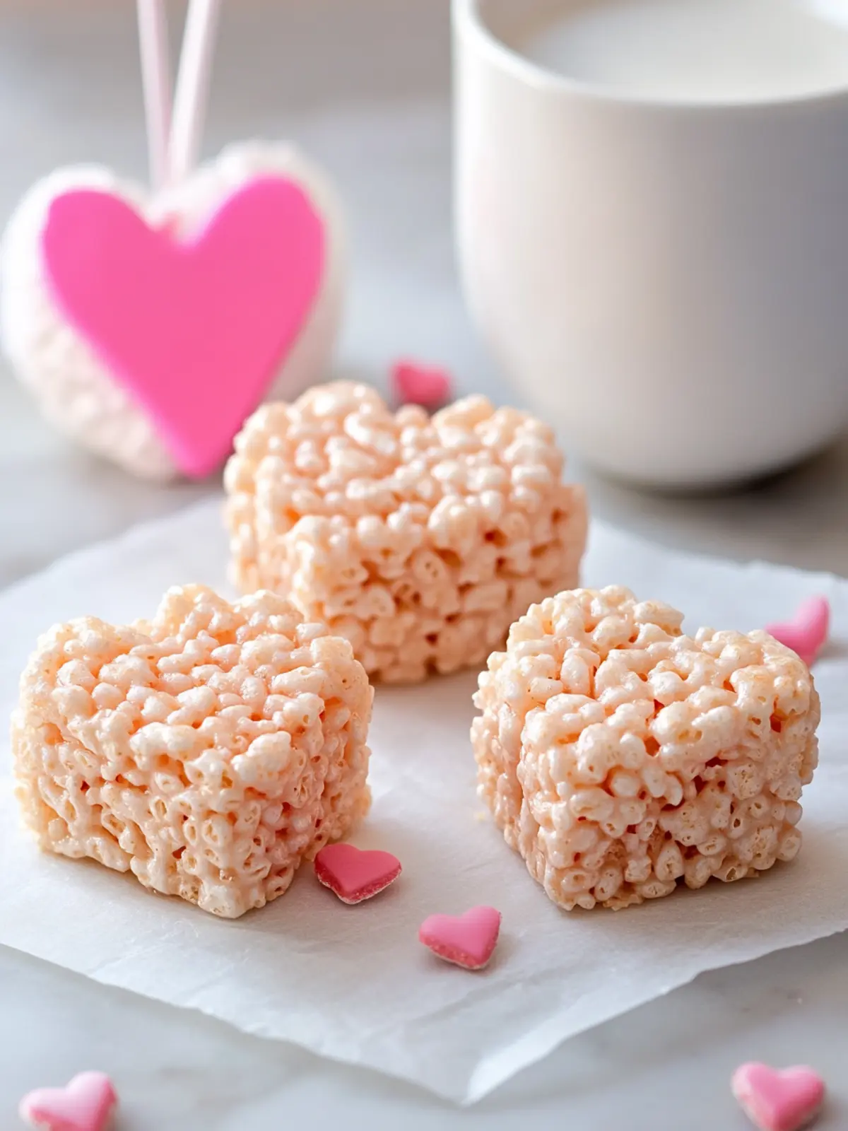 Heart-Shaped Valentine’s Day Rice Krispie Treats Your Sweetie Will Love 5 Heart-Shaped Valentine’s Day Rice Krispie Treats