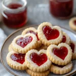 Heart Shaped Jam Cookies for Sweet Celebrations and Love 7 Heart Shaped Jam Cookies