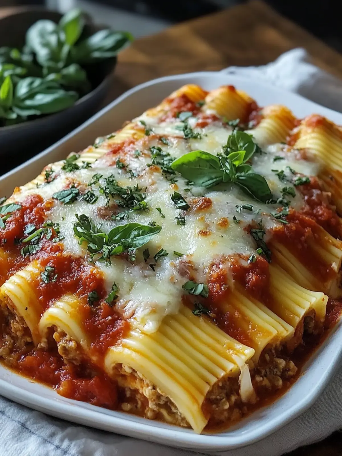Irresistible Stuffed Manicotti with Easy Homemade Meat Sauce 3 Stuffed Manicotti