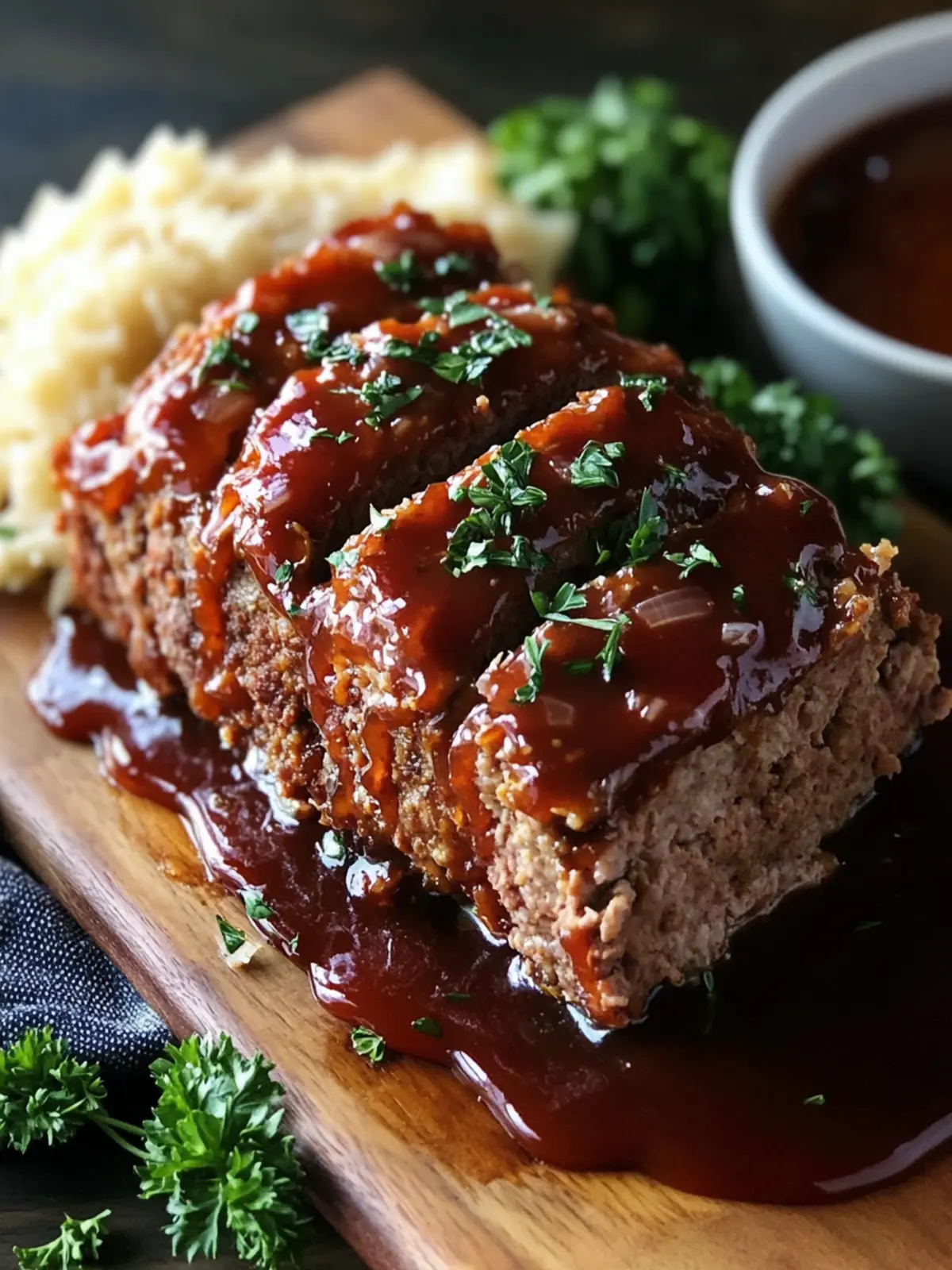 Classic Meatloaf with Sweet and Savory Glaze: Family Comfort Food 4 Classic Meatloaf with Sweet and Savory Glaze