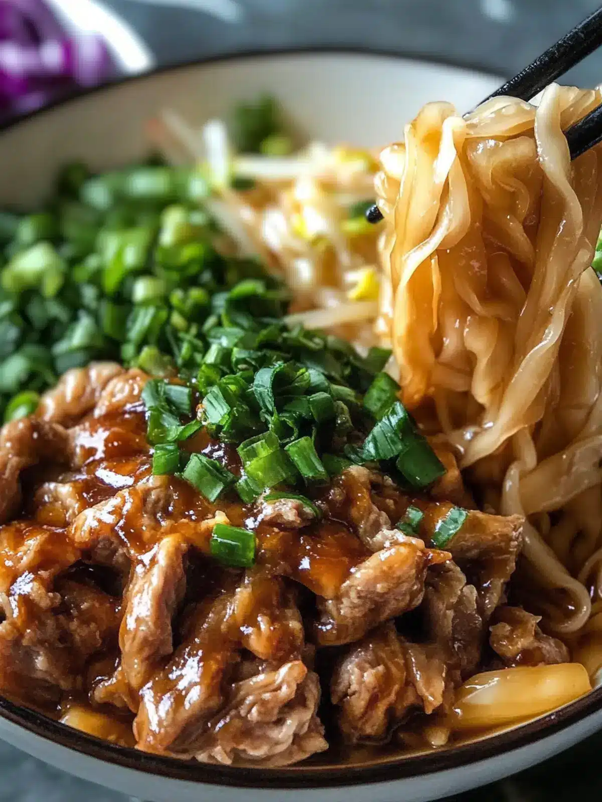 Savory Potsticker Noodle Bowl with Pork & Cabbage Slaw Delight 4 Potsticker Noodle Bowl with Pork & Cabbage Slaw