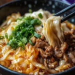 Savory Potsticker Noodle Bowl with Pork & Cabbage Slaw Delight 8 Potsticker Noodle Bowl with Pork & Cabbage Slaw