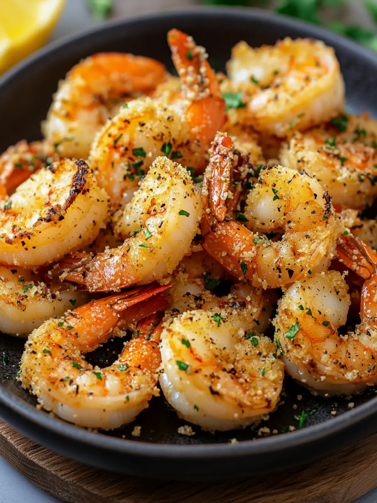 Crispy Air Fryer Shrimp with Garlic and Parmesan Bliss 4 Crispy Air Fryer Shrimp with Garlic and Parmesan
