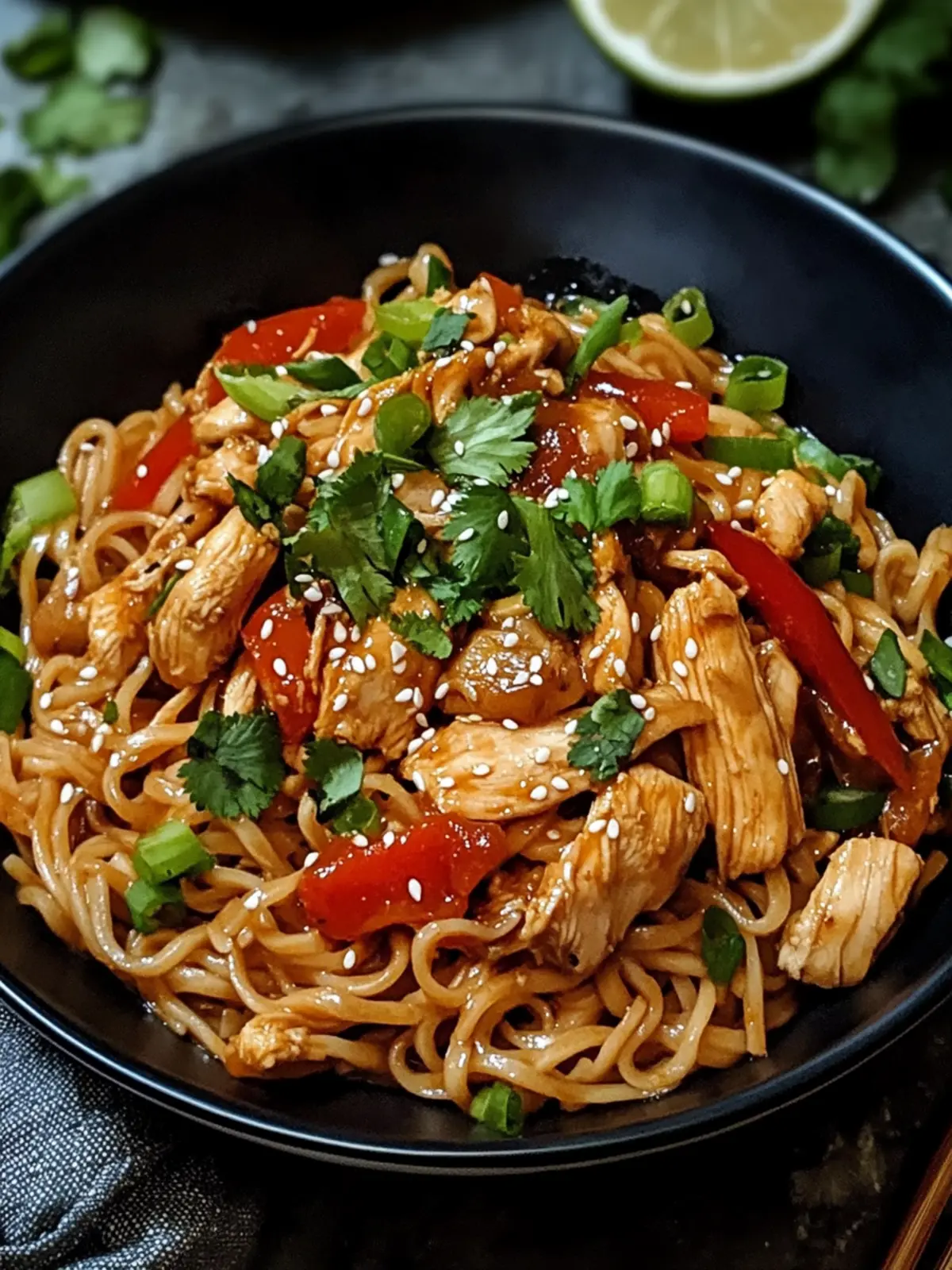 Savory Asian Chicken Noodles in 20 Minutes for Ultimate Comfort 2 Asian Chicken Noodles