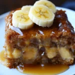Sticky Banana Bread Pudding Cake with Toffee Bliss 9 Sticky Banana Bread Pudding Cake