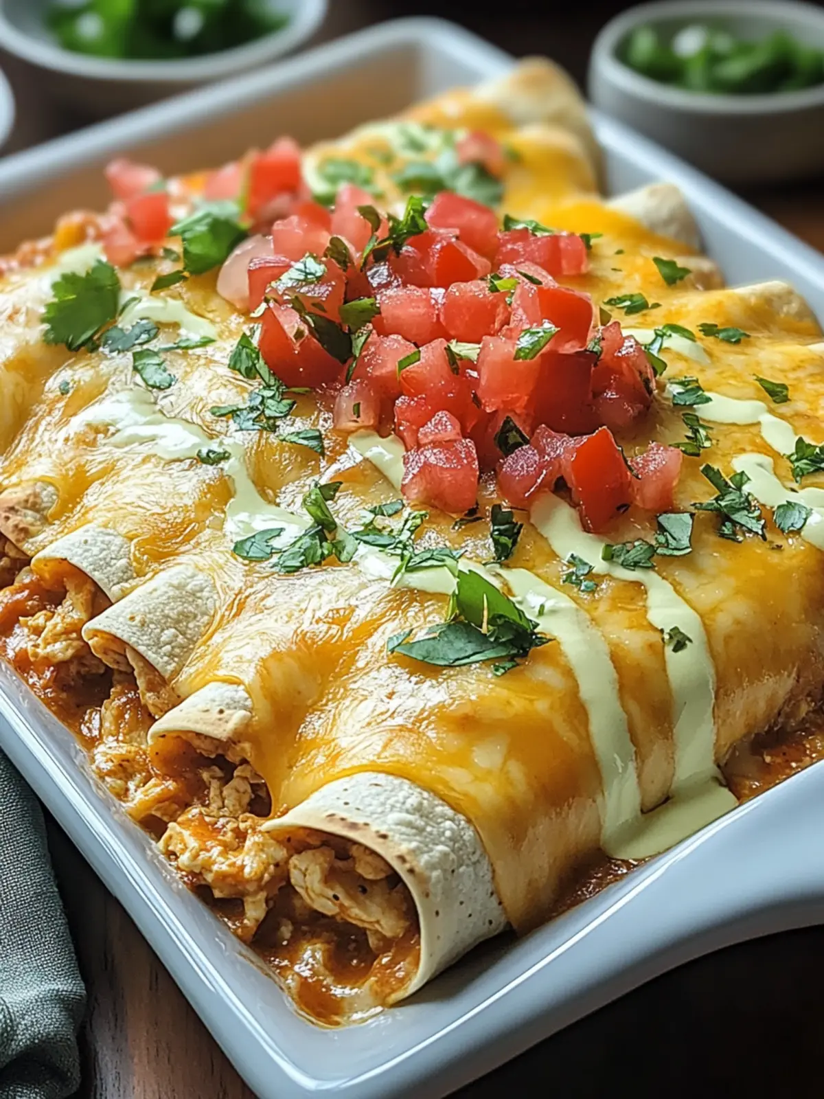 Irresistible Queso Chicken Enchiladas for Cozy Nights 2 Queso Chicken Enchiladas