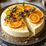 Indulge in Moroccan Orange Blossom Cheesecake Bliss 7 Moroccan Orange Blossom Cheesecake