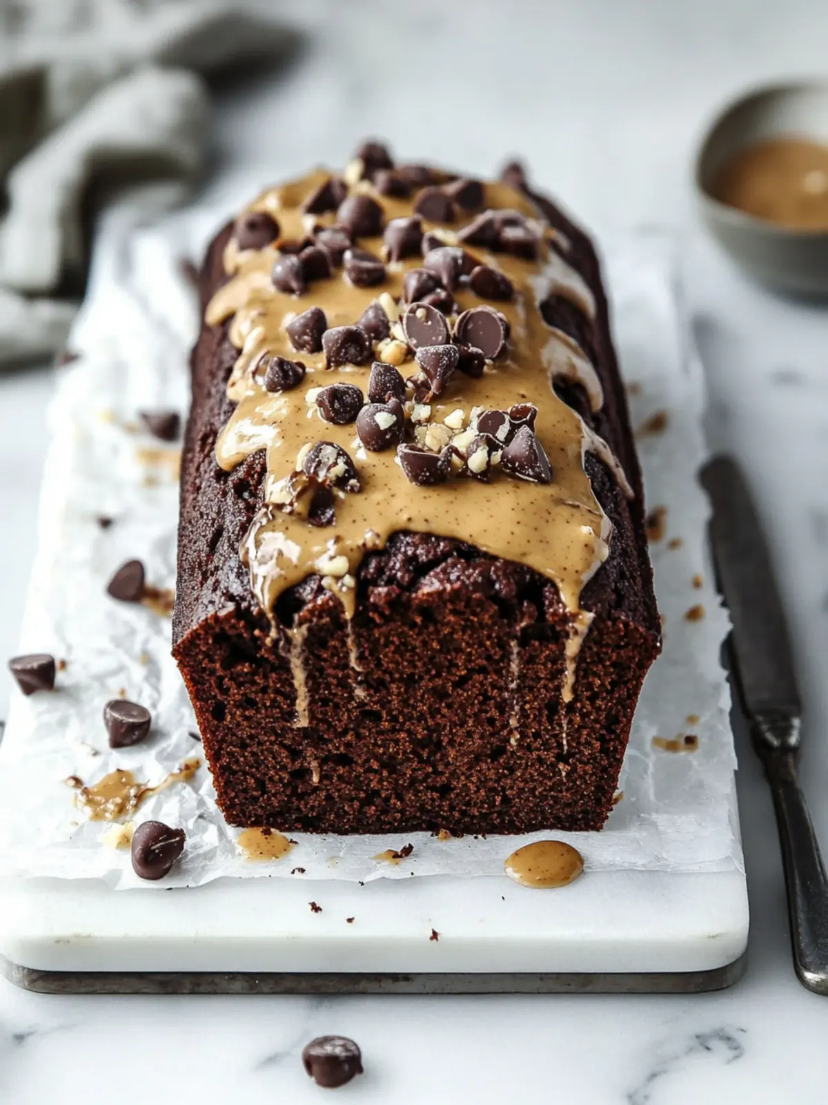 Decadent Chocolate Peanut Butter Banana Bread You’ll Love 5 Chocolate Peanut Butter Banana Bread