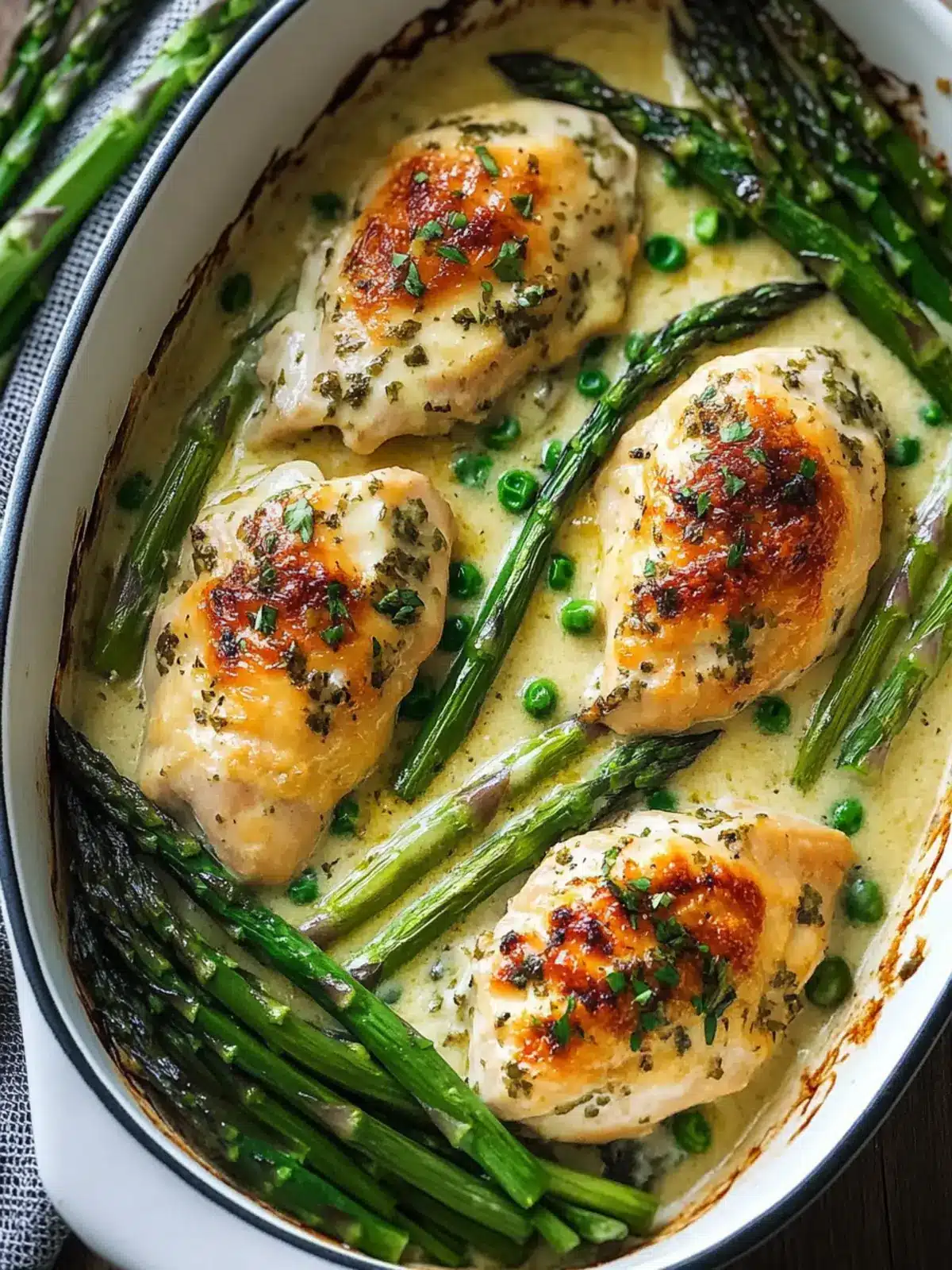 Creamy Baked Chicken and Asparagus for Cozy Family Dinners 3 Creamy Baked Chicken and Asparagus