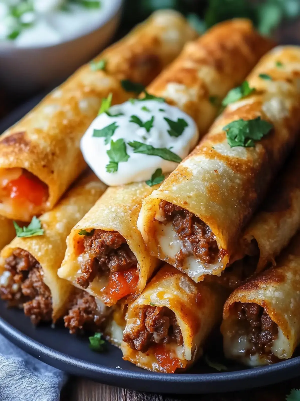 Crispy Cheesy Beef Taquitos: A Crunchy Family Favorite Recipe 3 Crispy Cheesy Beef Taquitos