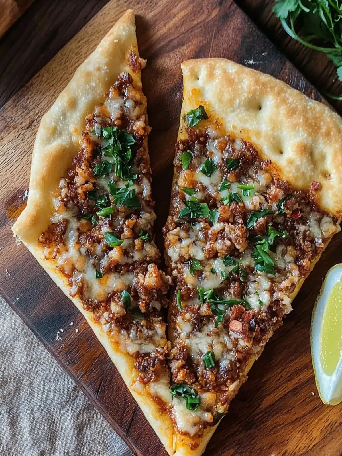 Make Delicious Lahmacun (Turkish Pizza) in Just 45 Minutes 3 Lahmacun (Turkish Pizza)