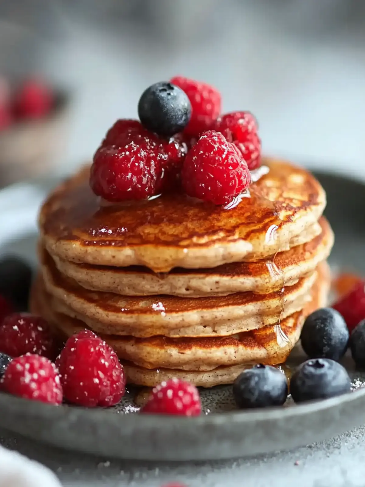 Fluffy Oatmeal Pancakes with Protein Powder for Energized Mornings 2 Oatmeal Pancakes with Protein Powder