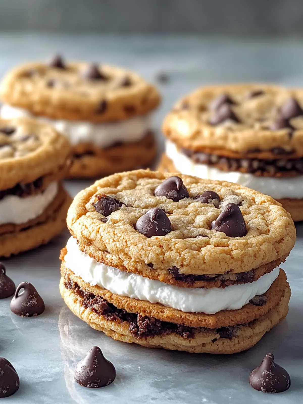 Irresistible Chocolate Chip Cookie Sandwiches You’ll Crave 2 Irresistible Chocolate Chip Cookie Sandwiches