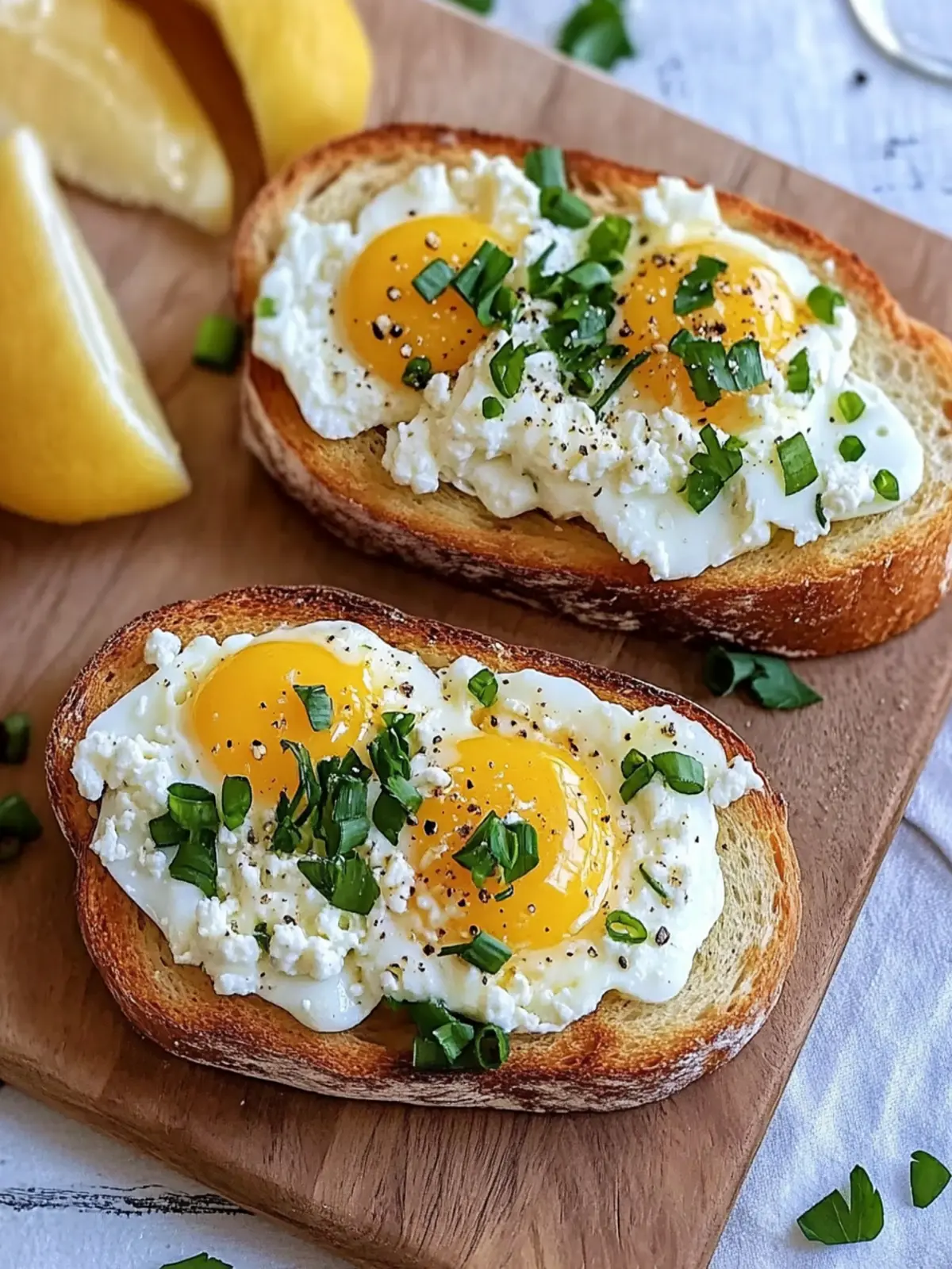 Creamy Egg and Ricotta Toast for Effortless Breakfast Bliss 2 Egg and Ricotta Toast