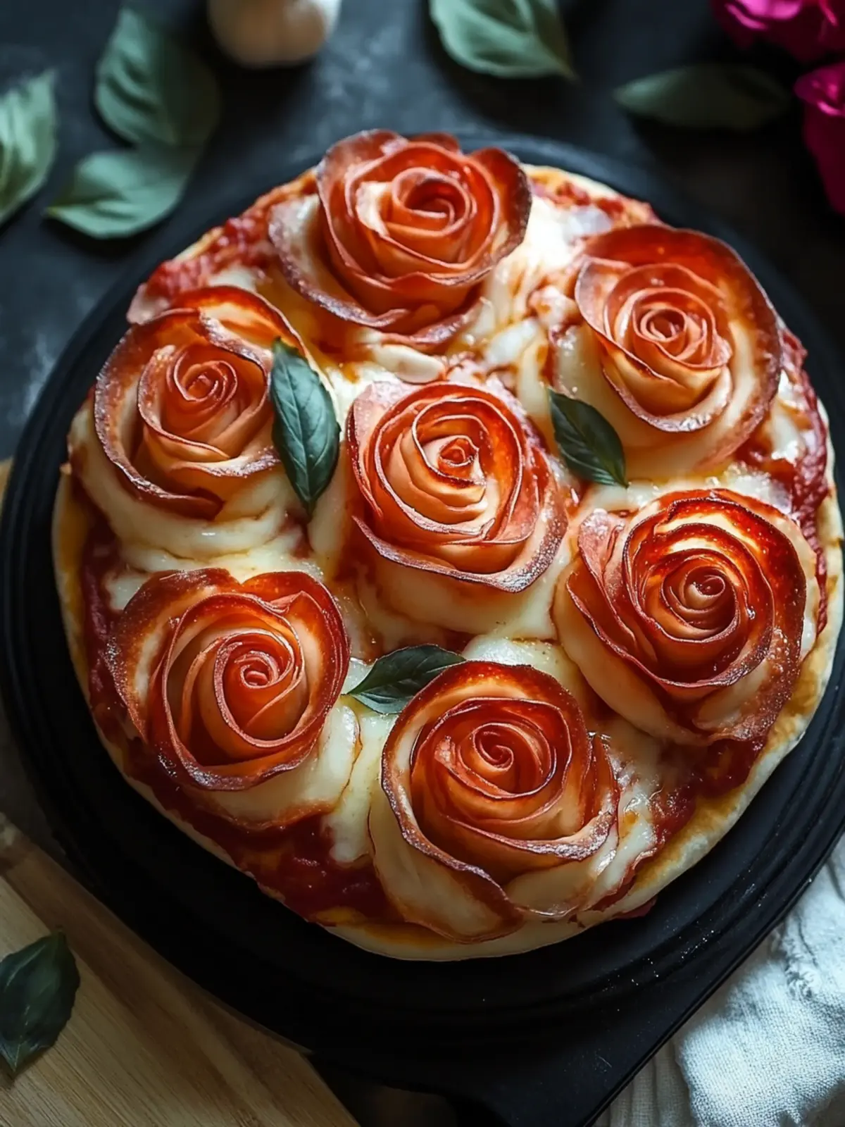 Pizza Roses for Valentine’s Day: Love at First Bite 4 Pizza Roses for Valentine’s Day