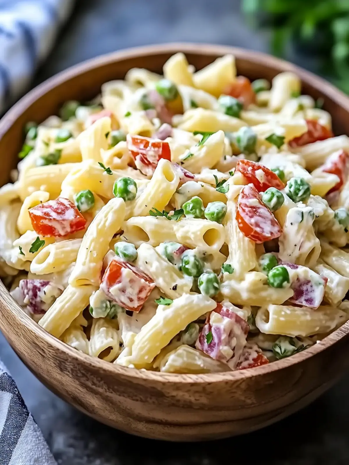 Creamy Pasta Salad That Will Steal the Show at Your BBQ 4 Creamy Pasta Salad