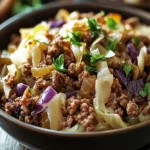 Savory Ground Beef and Chopped Cabbage One-Pot Wonder 7 Ground Beef and Chopped Cabbage