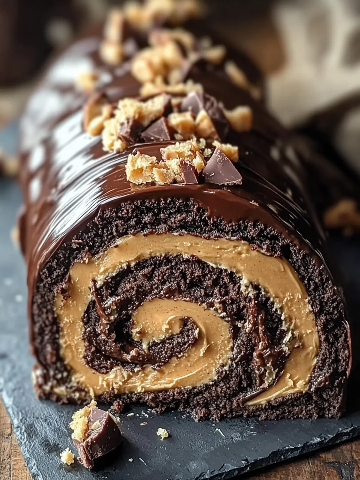 Irresistible Peanut Butter Cup Chocolate Roll for Ultimate Indulgence 2 Irresistible Peanut Butter Cup Chocolate Roll