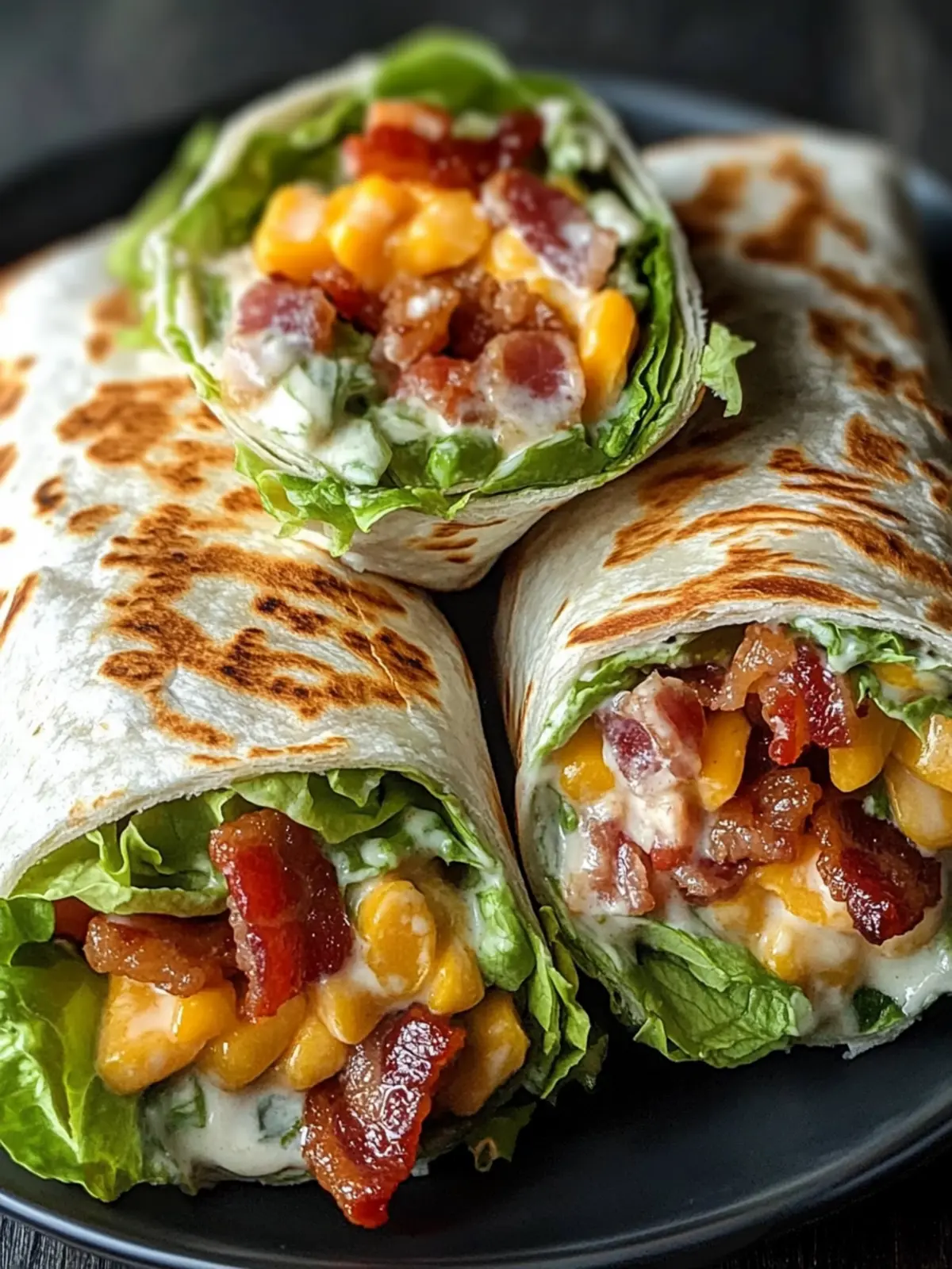Cheesy Bacon Ranch Wraps That's Perfect for Quick Snacks 3 Cheesy Bacon Ranch Wraps