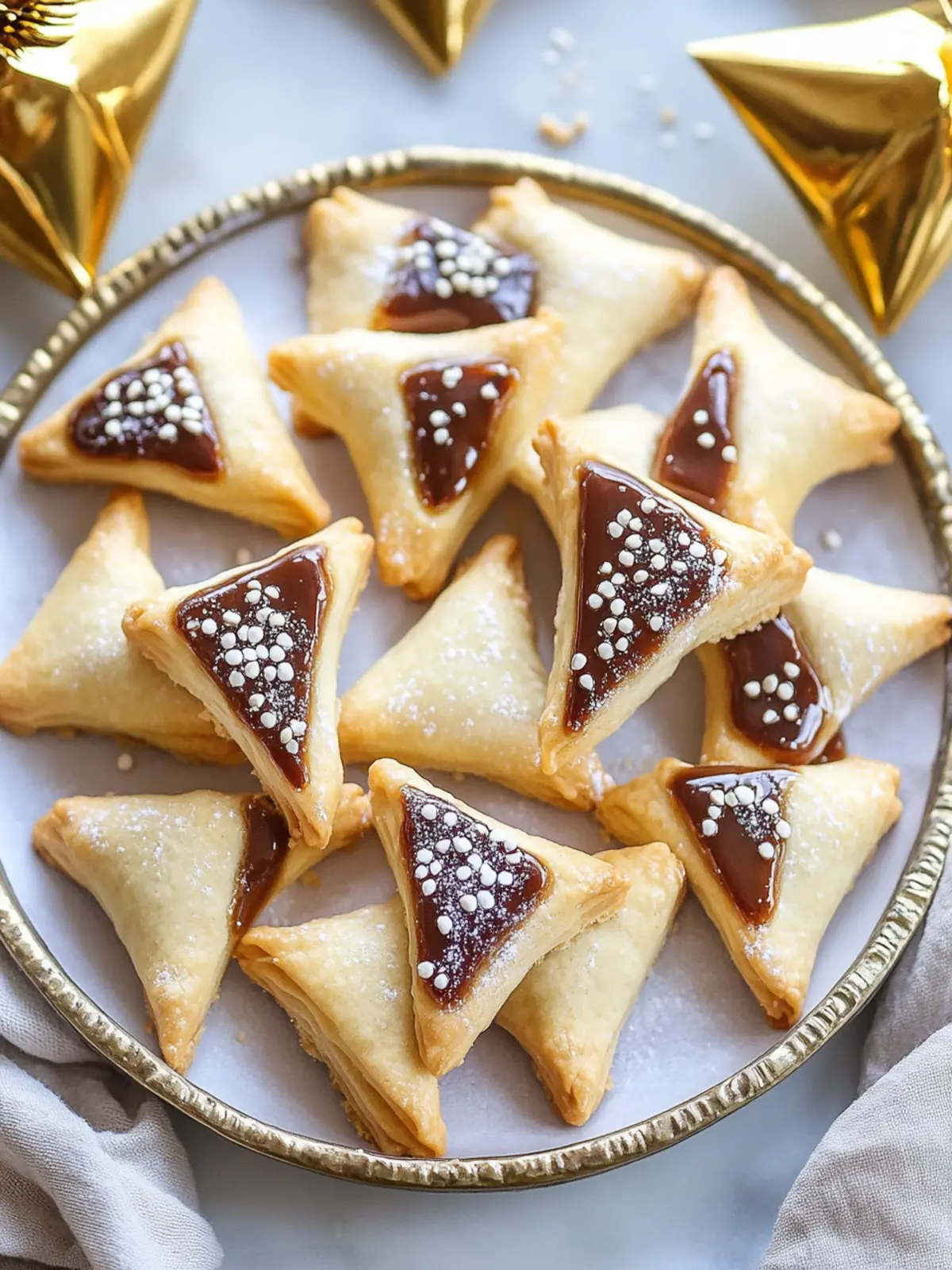 Decadent Millionaire’s Shortbread Hamantaschen for Purim Bliss 5 Millionaire’s Shortbread Hamantaschen