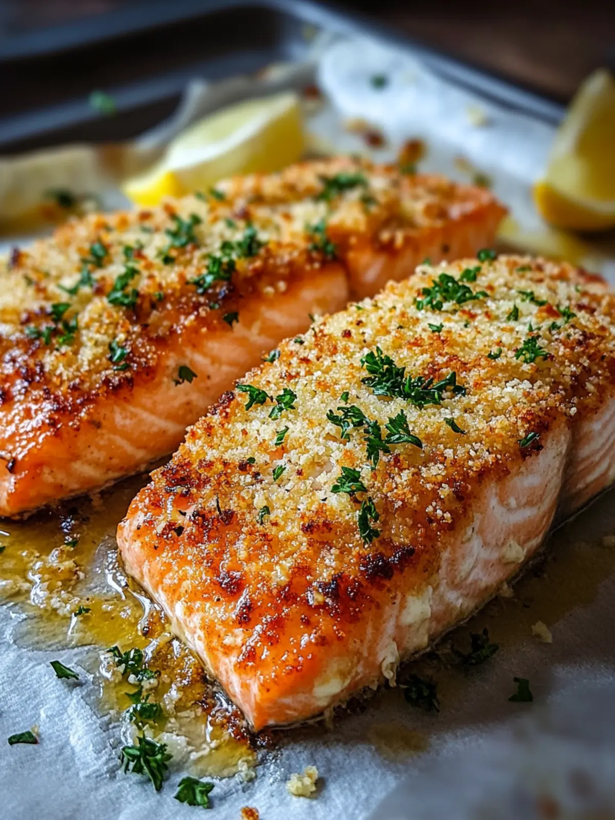 Parmesan Crusted Baked Salmon: A Crispy Delight Tonight 2 Parmesan Crusted Baked Salmon