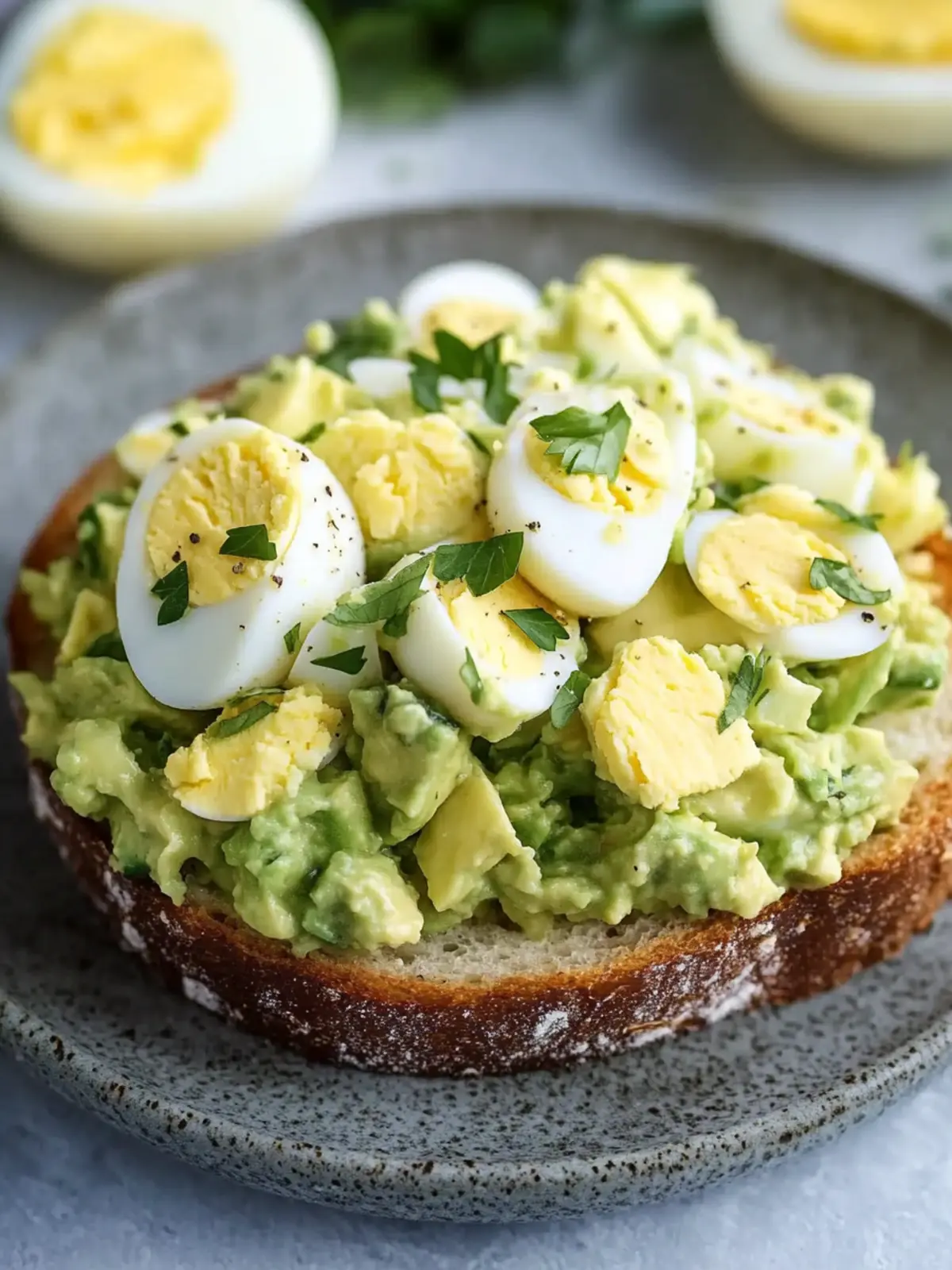 Zesty Avocado Egg Salad: A Fresh Twist on Classic Flavor 4 Zesty Avocado Egg Salad