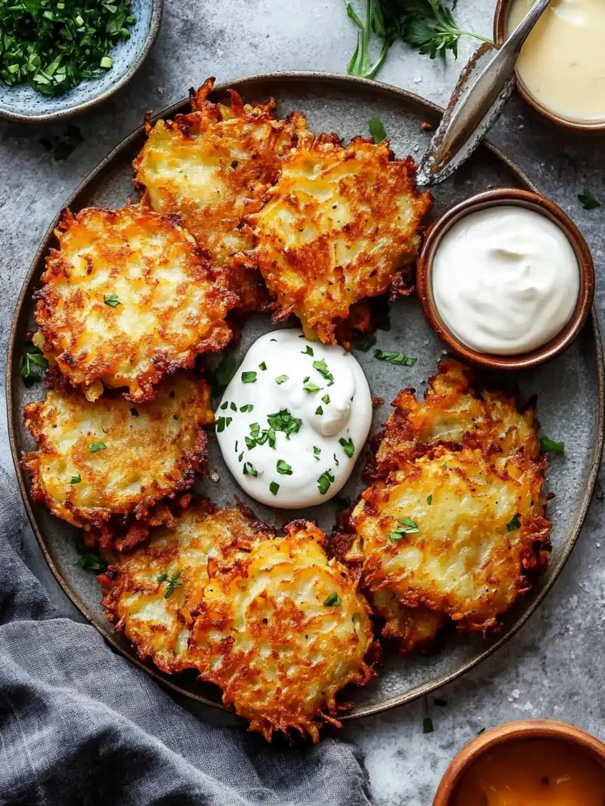 Light & Crispy Potato Latkes for a Taste of Tradition 4 Light & Crispy Potato Latkes