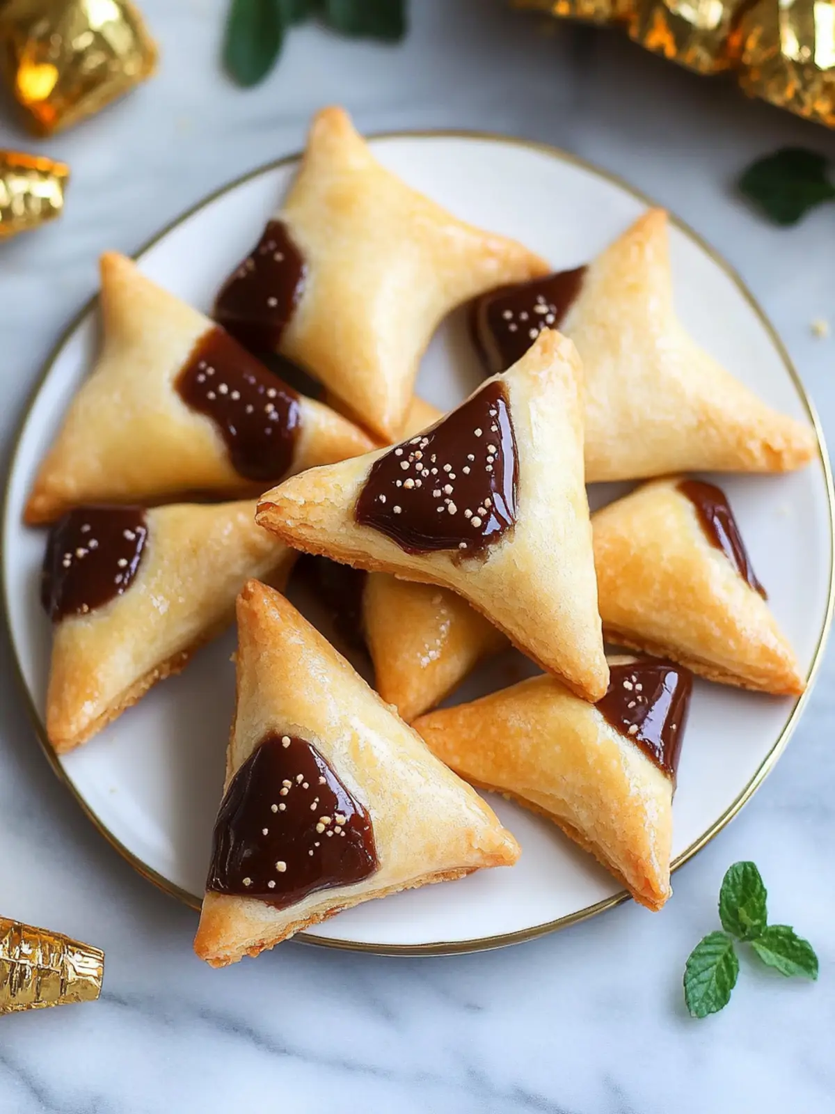 Decadent Millionaire’s Shortbread Hamantaschen for Purim Bliss 3 Millionaire’s Shortbread Hamantaschen
