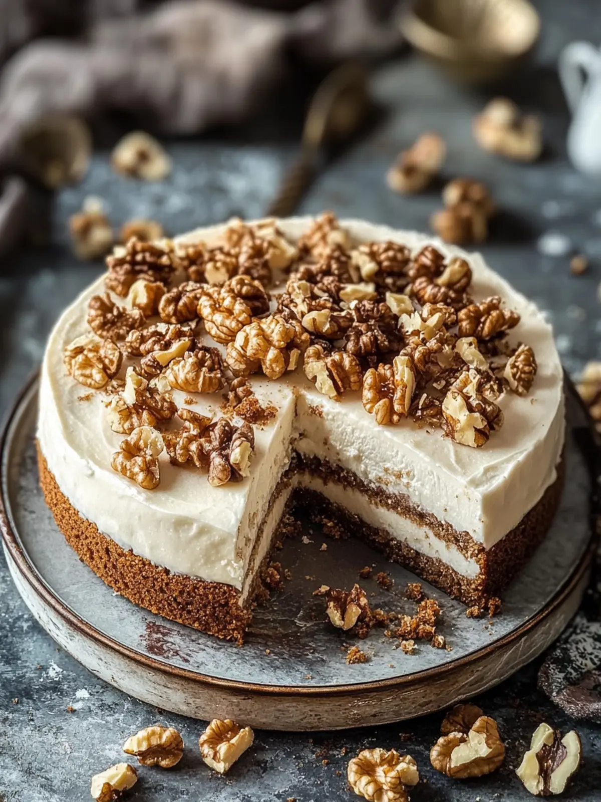 Delicious Greek Walnut Cake That's Perfect for Any Occasion 2 Delicious Greek Walnut Cake