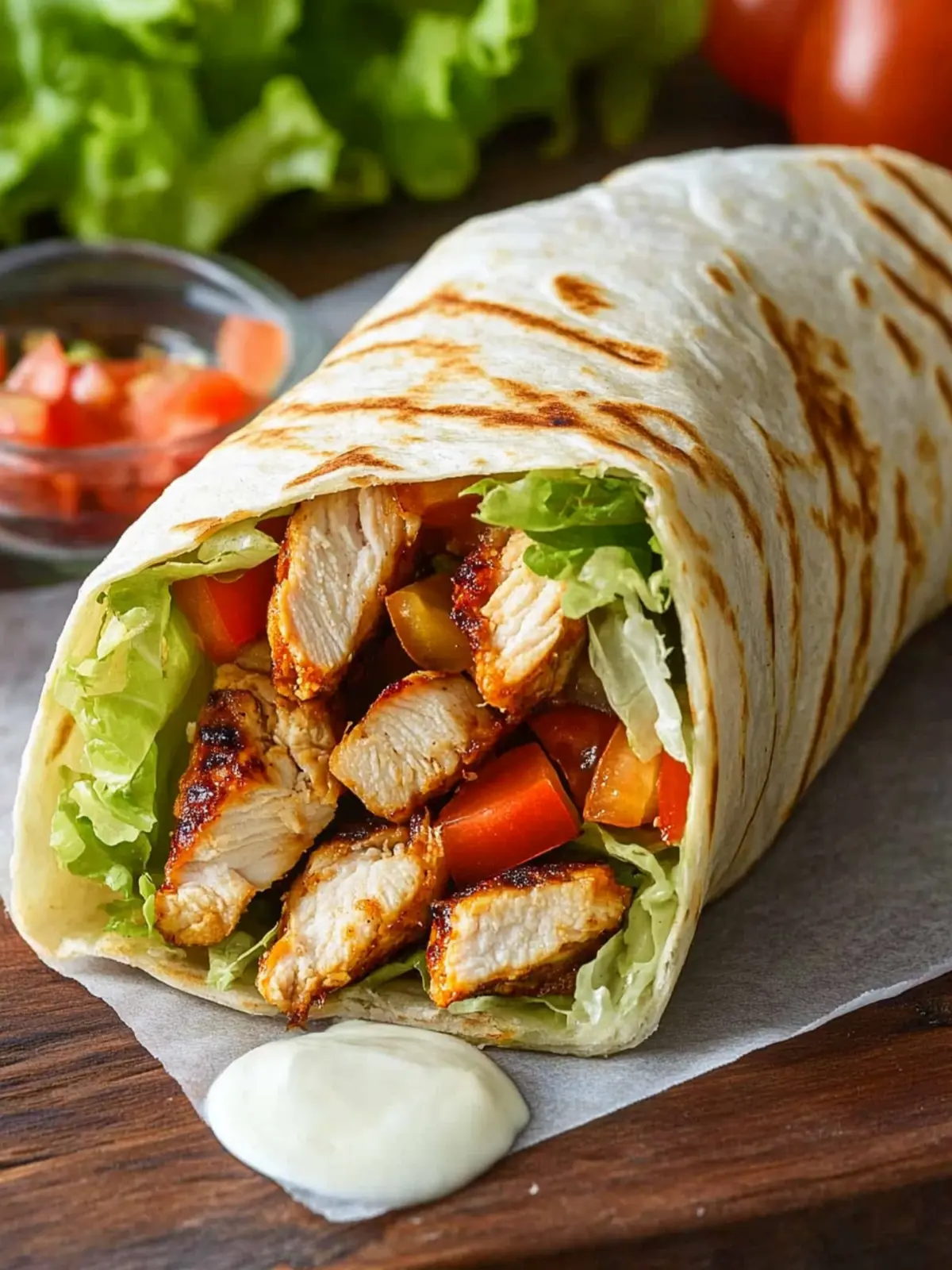 Zesty Grilled Chicken Wraps for Flavor-Packed Meals 5 Grilled Chicken Wrap
