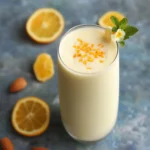 Refreshing Moroccan Almond Milkshake with Orange Flower Water 2 Moroccan Almond Milkshake with Orange Flower Water