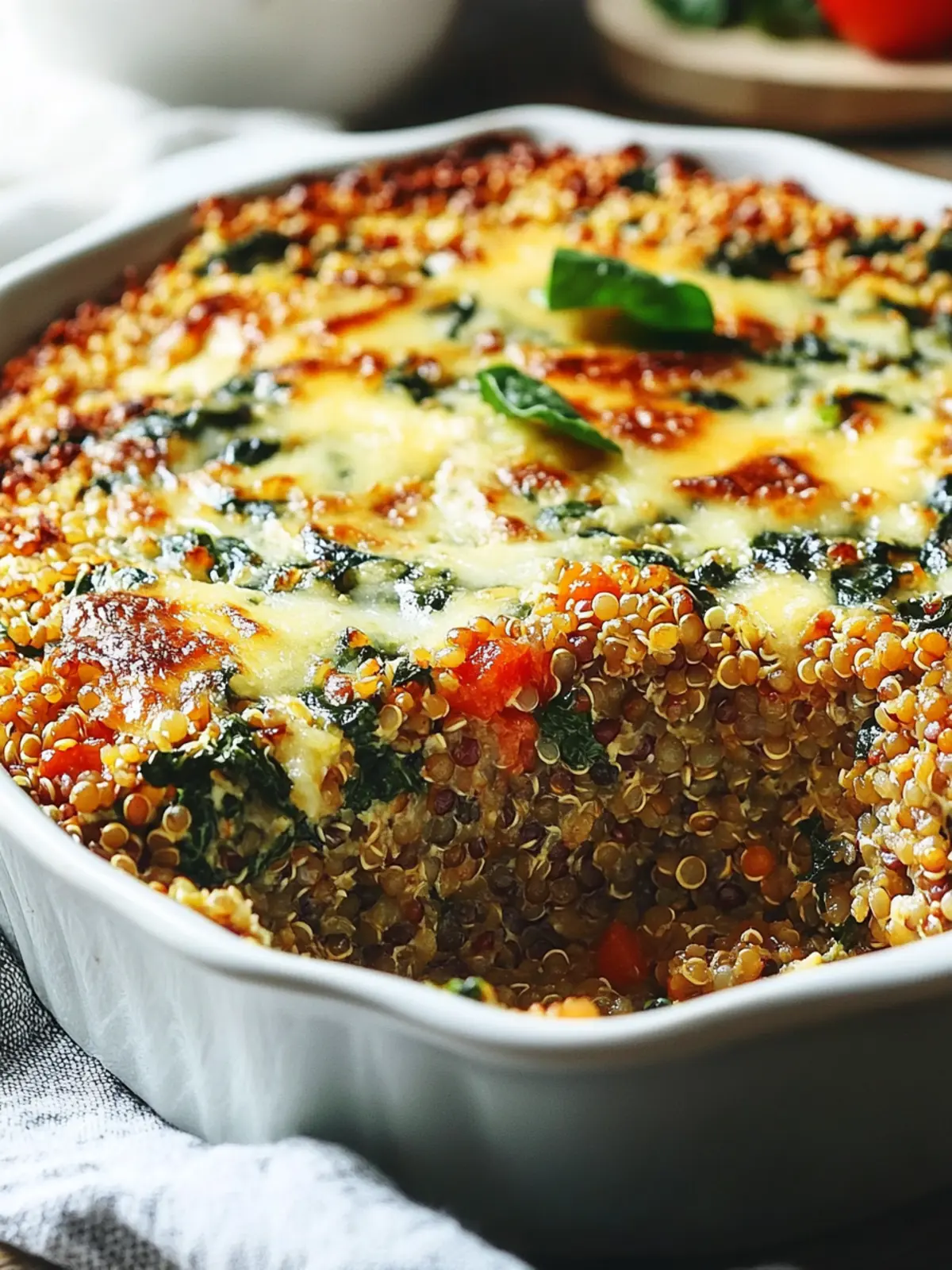Quinoa Lentil Spinach Bake: A Cozy, High-Protein Delight 4 Quinoa Lentil Spinach Bake