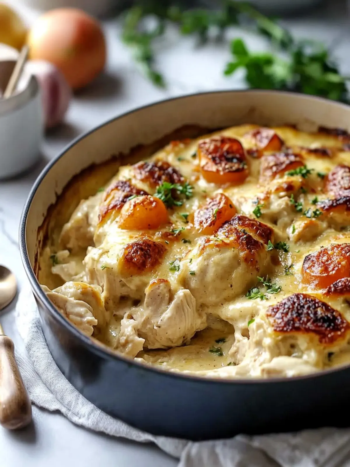 Creamy French Chicken Casserole for Cozy Family Nights 2 Creamy French Chicken Casserole