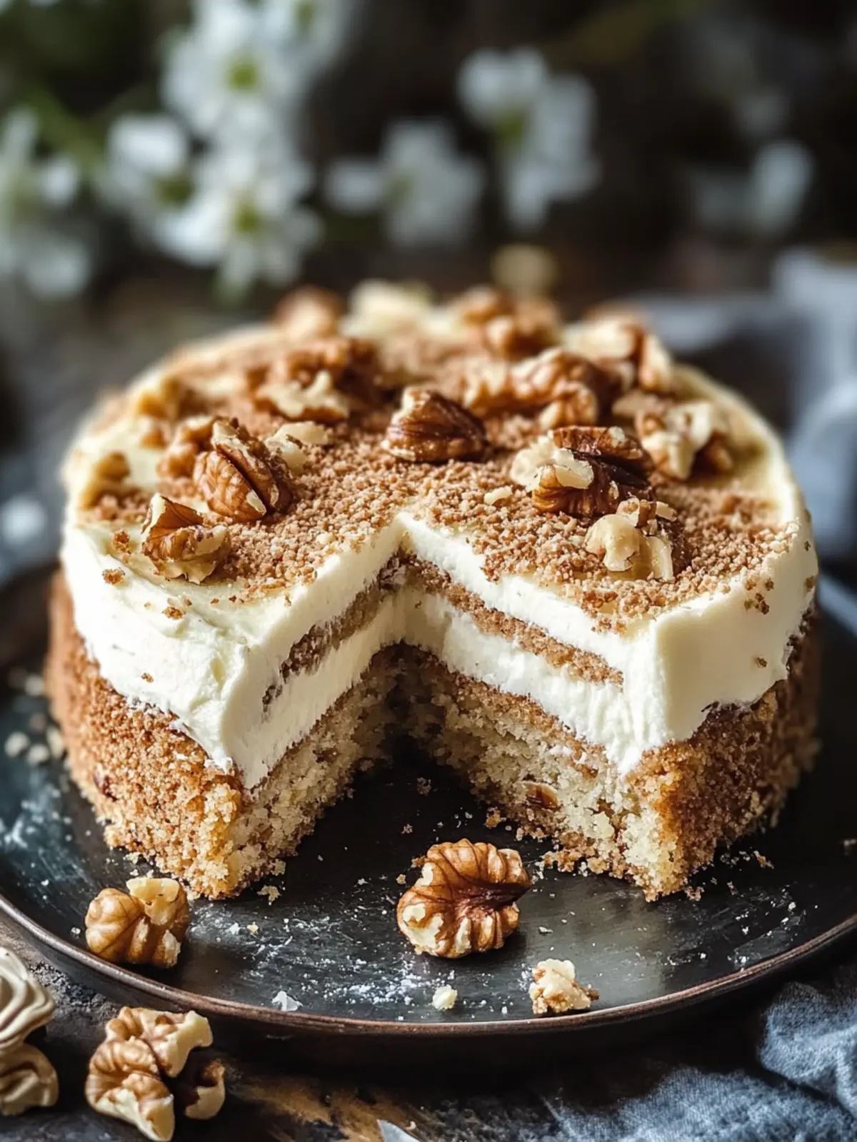 Delicious Greek Walnut Cake That's Perfect for Any Occasion 3 Delicious Greek Walnut Cake