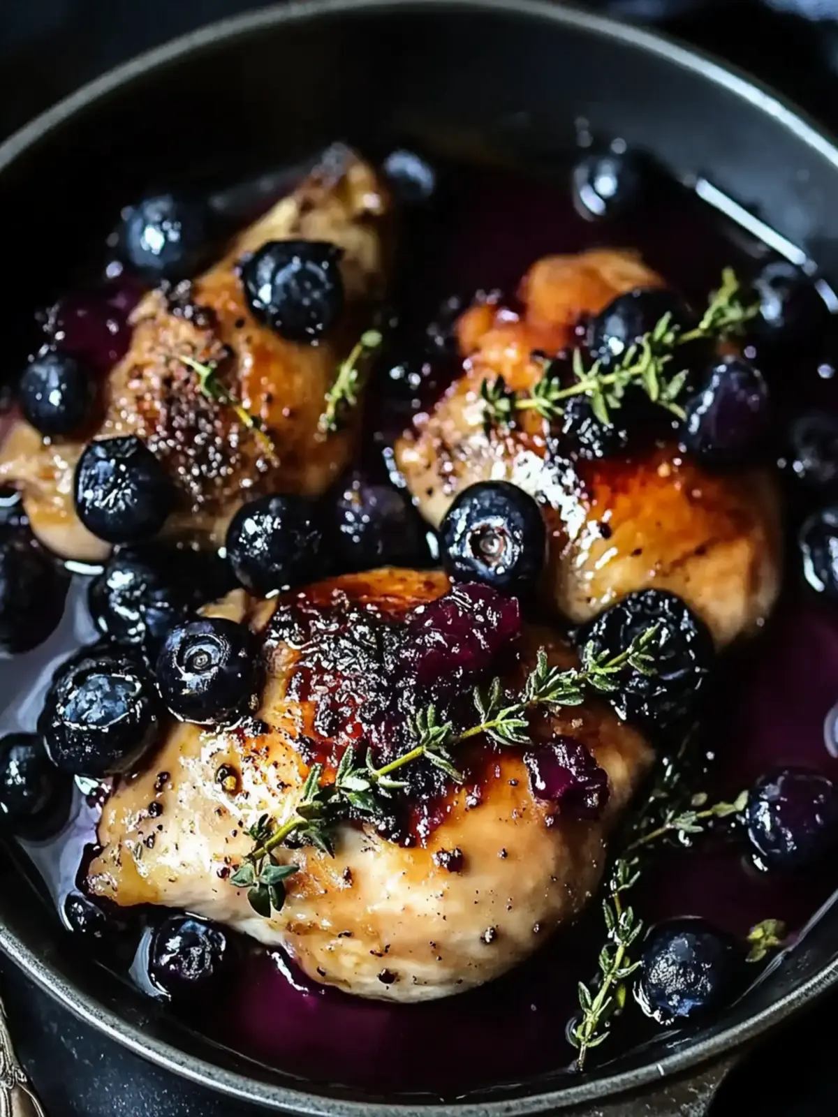Delicious Blueberry Thyme Chicken for Gourmet Home Cooks 4 Blueberry Thyme Chicken