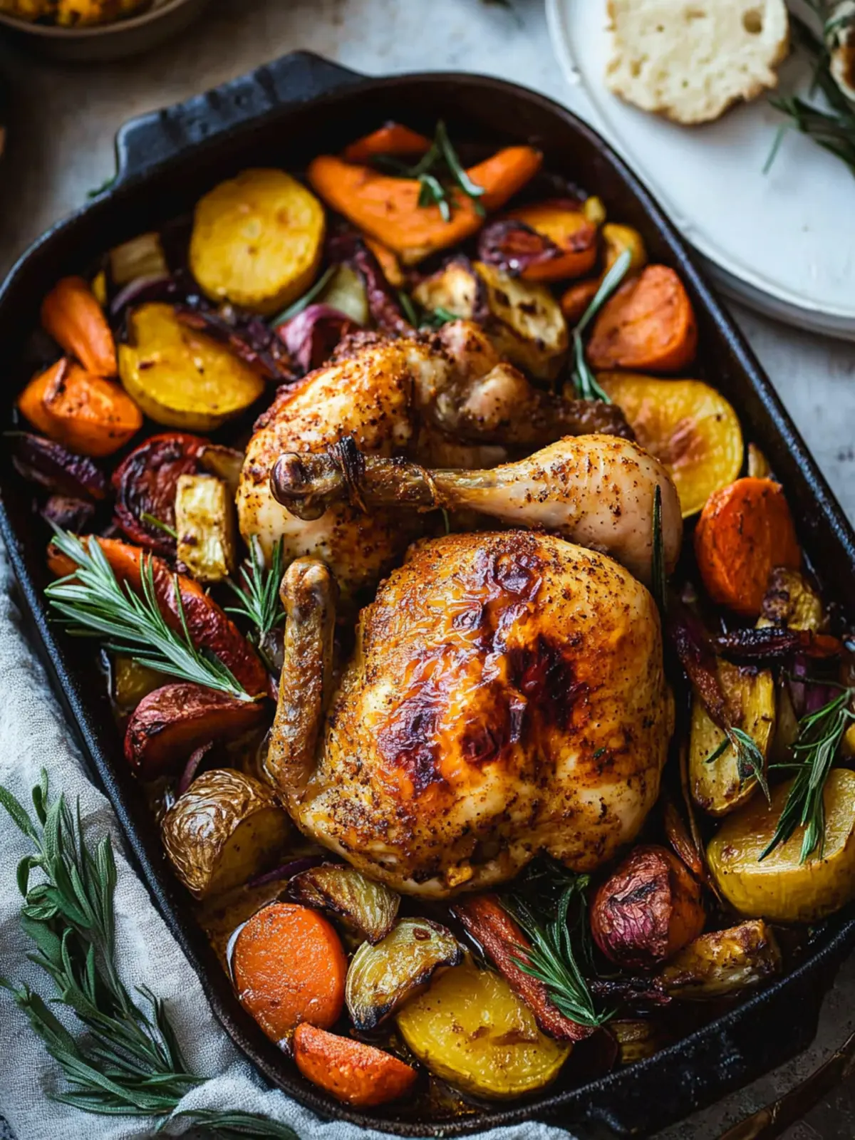 Oven Roasted Paprika Chicken and Veggies That Wow Your Tastebuds 3 Oven Roasted Paprika Chicken and Veggies with Marinade