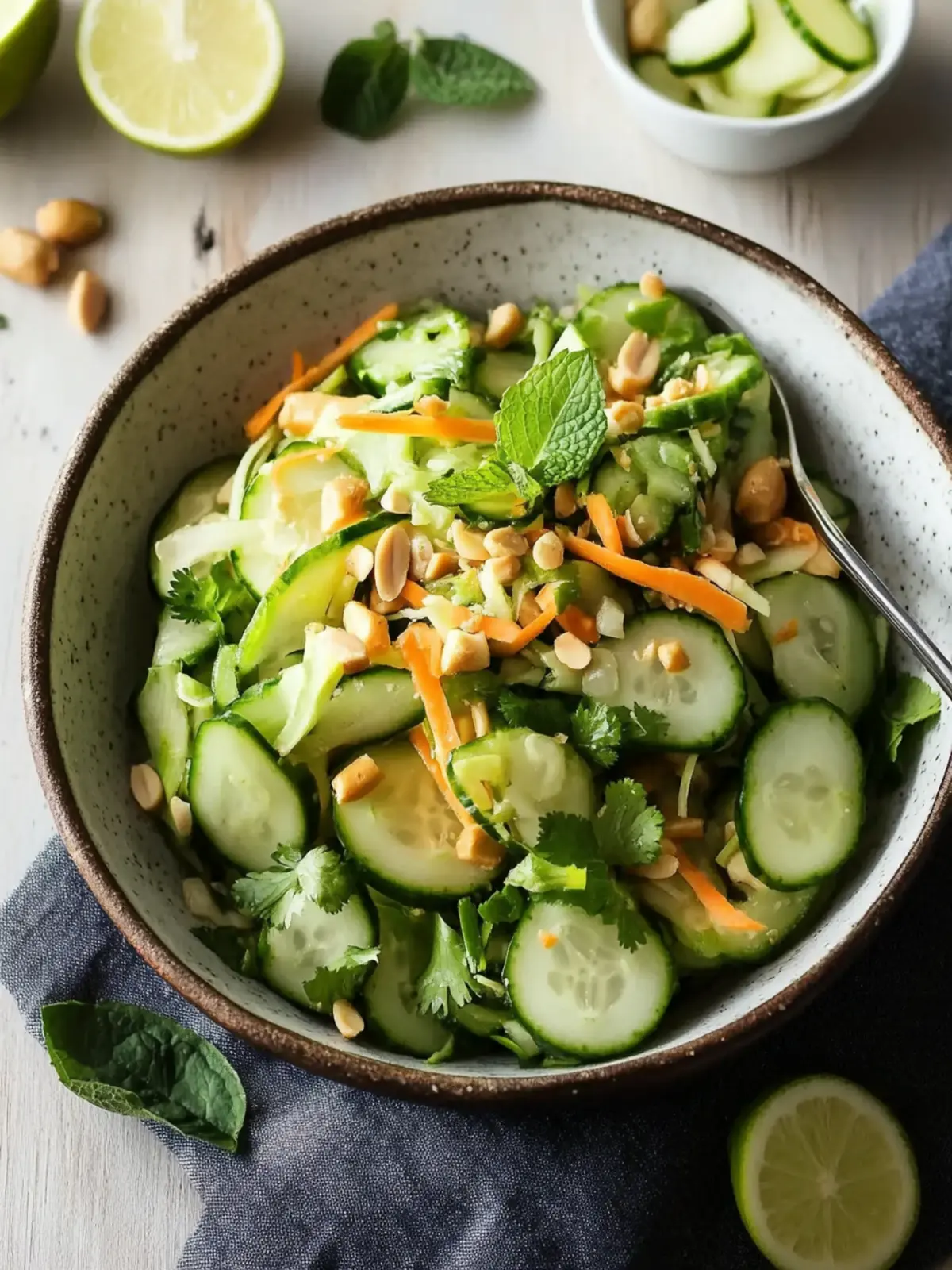 Crunchy Peanut and Lime Cucumber Slaw for Refreshing Moments 2 Crunchy Peanut and Lime Cucumber Slaw