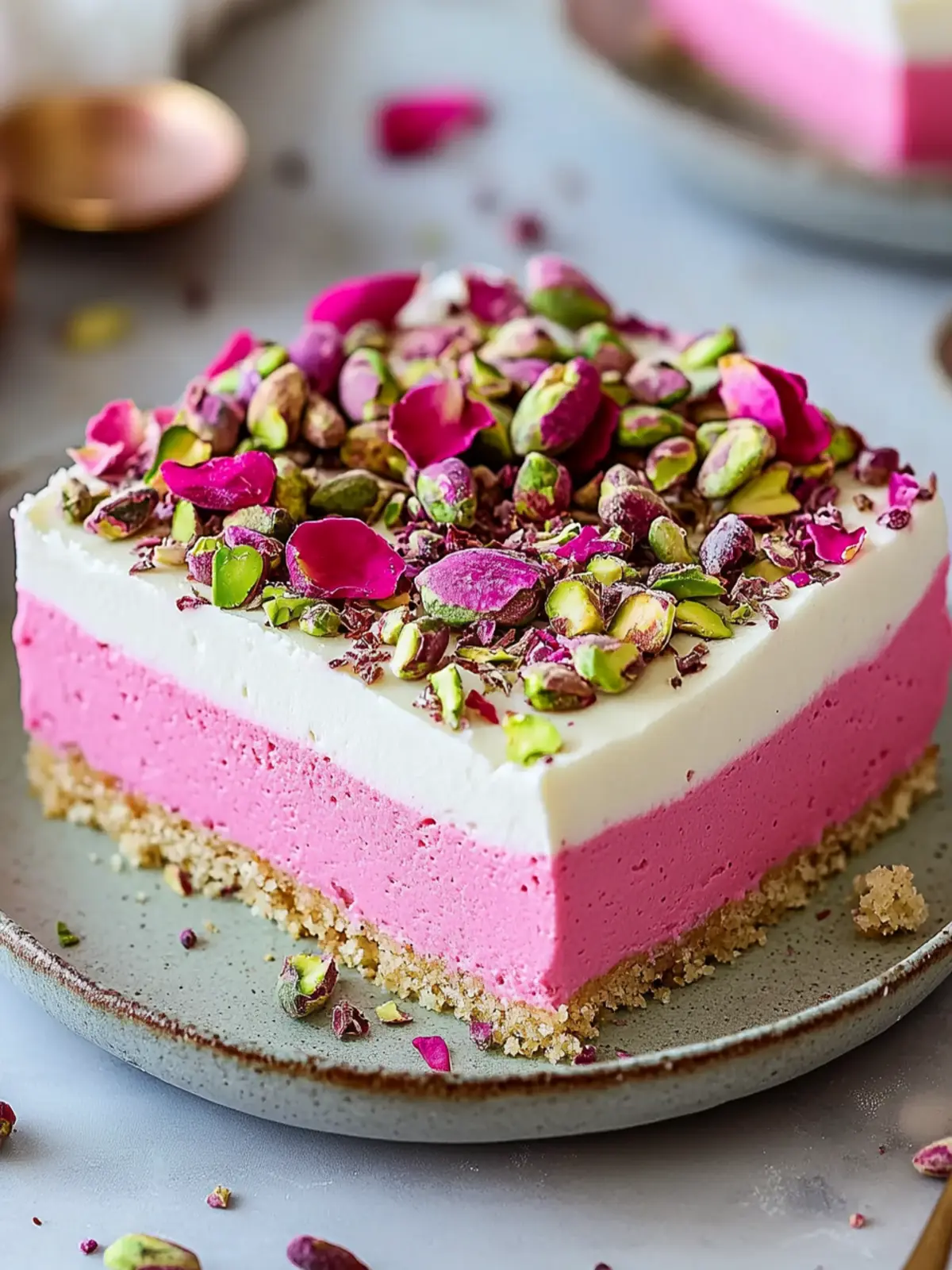 Delight in Irresistible Pistachio Rose Milk Cake Bliss 2 Irresistible Pistachio Rose Milk Cake