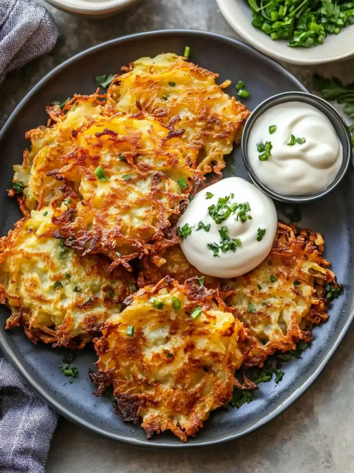 Light & Crispy Potato Latkes for a Taste of Tradition 2 Light & Crispy Potato Latkes