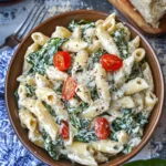 Dreamy Spinach Dip Pasta Salad for Effortless Entertaining 9 Spinach Dip Pasta Salad