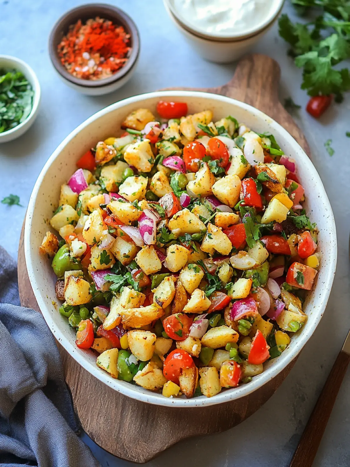 Fresh Indian Chaat Salad: Crunchy Delight You’ll Love! 2 Fresh Indian Chaat Salad