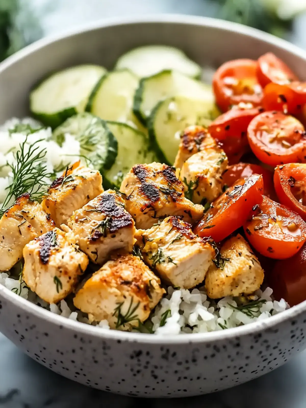 Zesty Lemon-Dill Chicken Bowls for Flavorful Meal Prep 3 Lemon-Dill Chicken Bowls