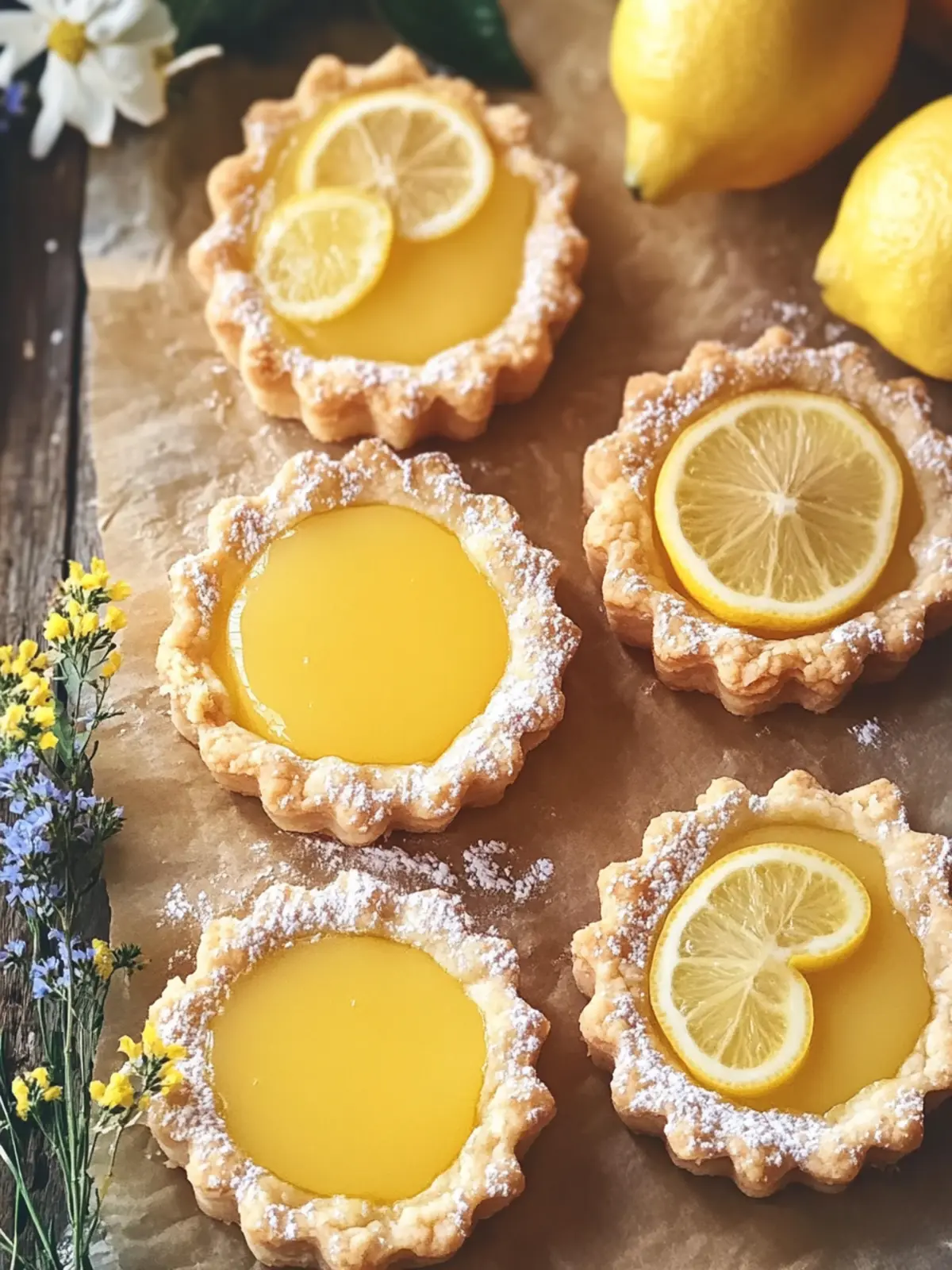 Delightful Lemon Curd Tartlets for Every Sweet Occasion 2 Lemon Curd Tartlets