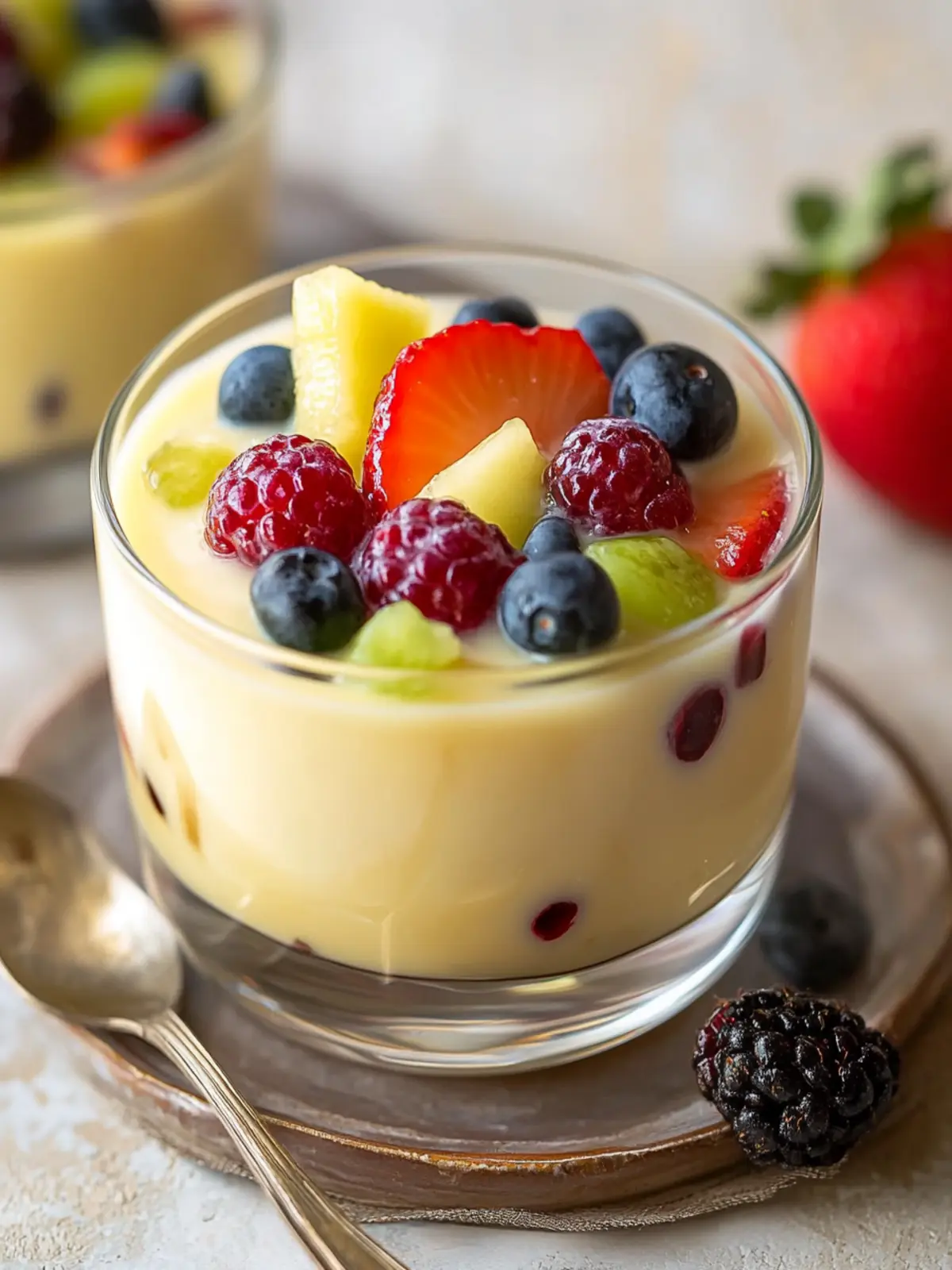 Delightful Fruit Custard: Easy, Eggless & Refreshingly Cool 5 Fruit Custard