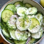 Creamy Cucumber Salad: Your Quick Go-To for Fresh Flavor 9 Creamy Cucumber Salad