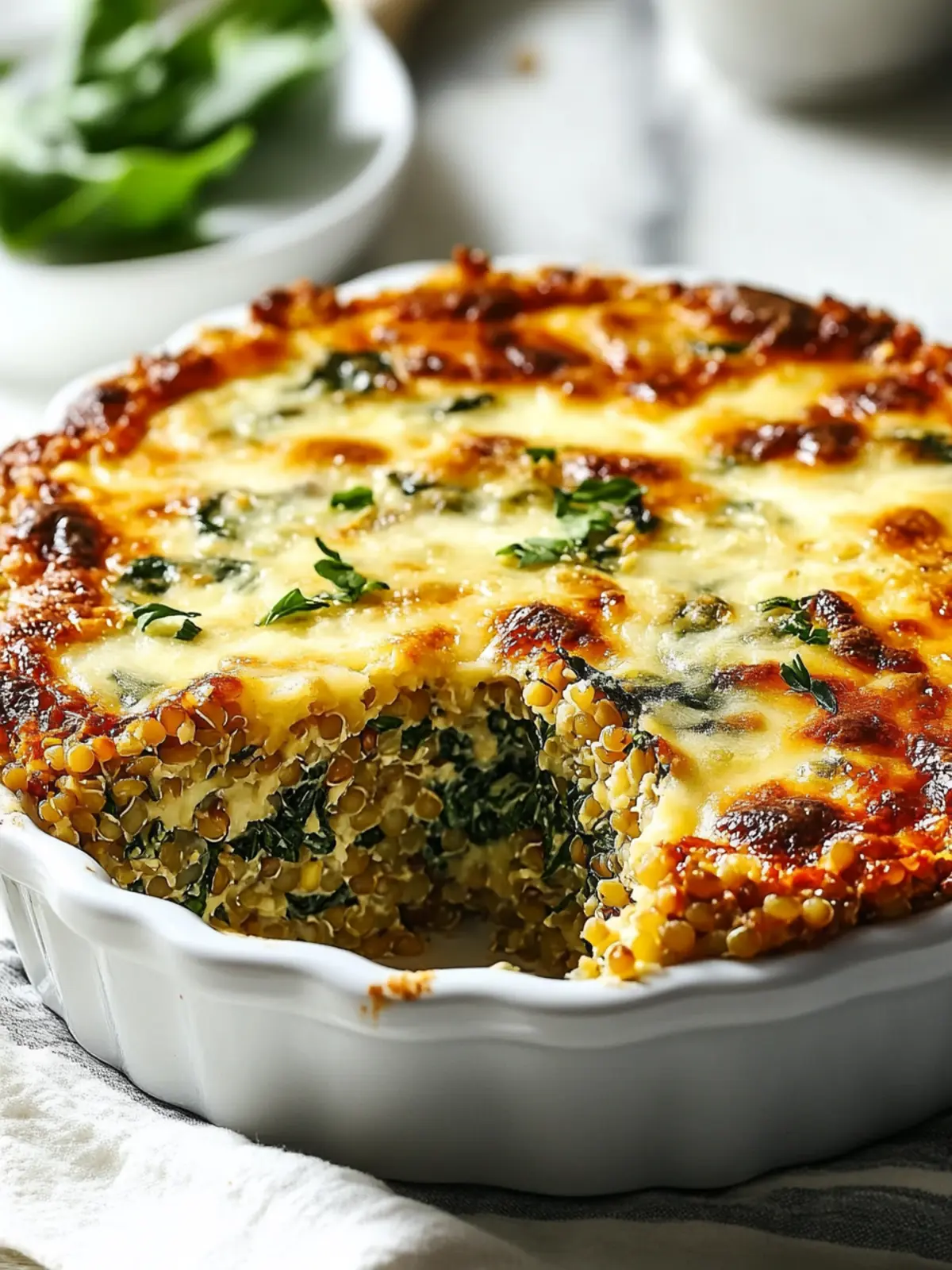 Quinoa Lentil Spinach Bake: A Cozy, High-Protein Delight 2 Quinoa Lentil Spinach Bake