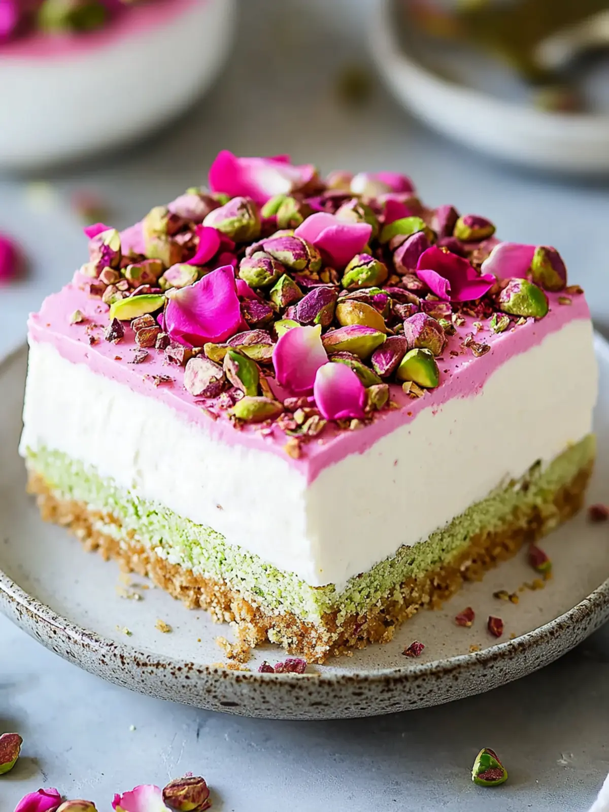 Delight in Irresistible Pistachio Rose Milk Cake Bliss 3 Irresistible Pistachio Rose Milk Cake
